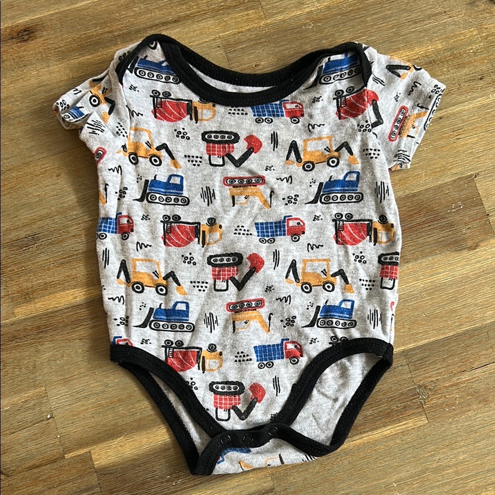 Construction Print Kids One Piece